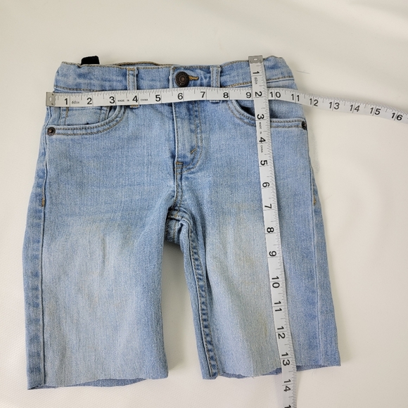 Levi's Little Girls Cutoffs Shorts Sz 7x - Picture 5 of 8